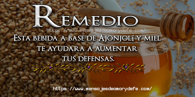 Esta bebida a base de ajonjolí y miel te ayudará a aumentar tus defensas.