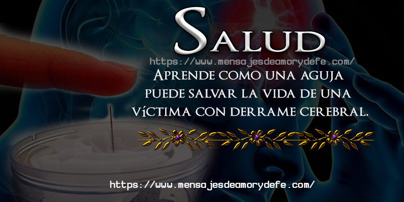 Aprende como una aguja puede salvar la vida de una víctima con derrame cerebral.